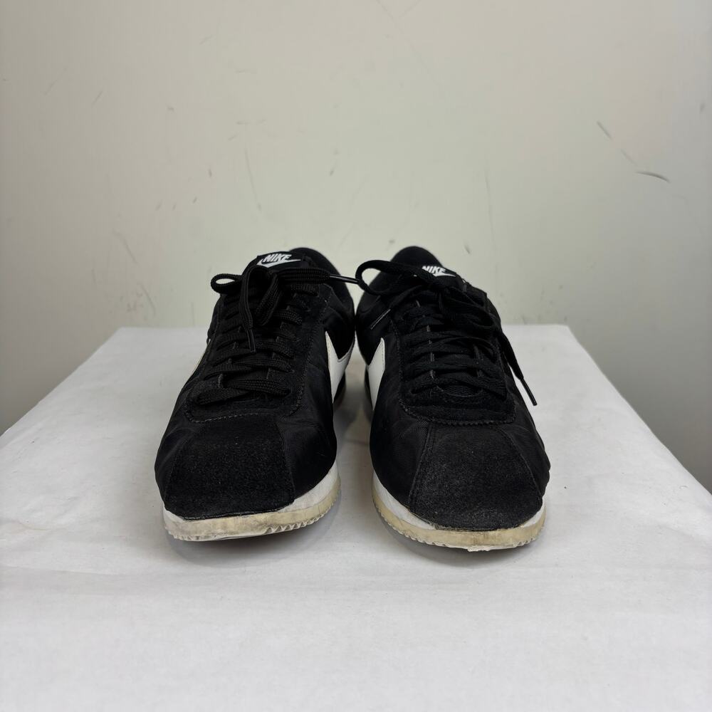 Nike Cortez Basic Nylon Black White Sneakers Shoe… - image 2